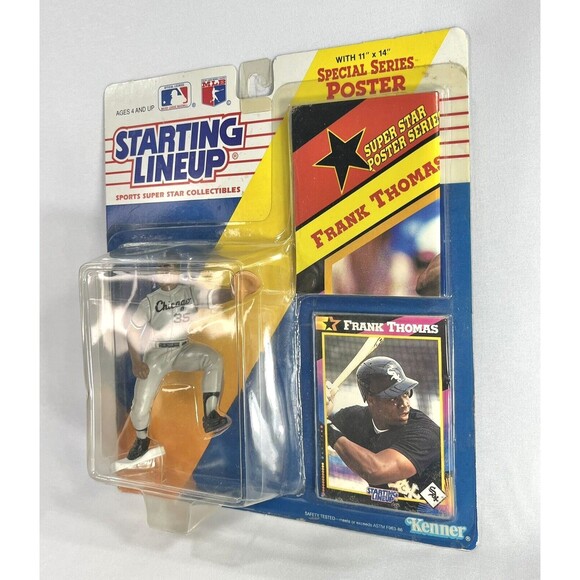 Vintage 1992 Starting Lineup Frank Thomas Chicago White Sox New Factory Sealed - Picture 4 of 9